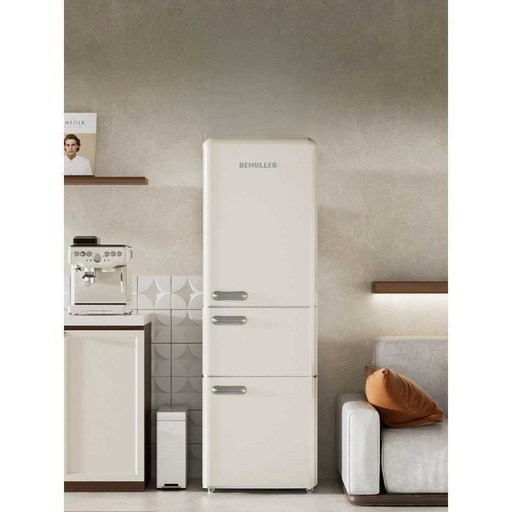 냉장고3도어 복고풍 소형 가정용 냉장 냉동 기숙사