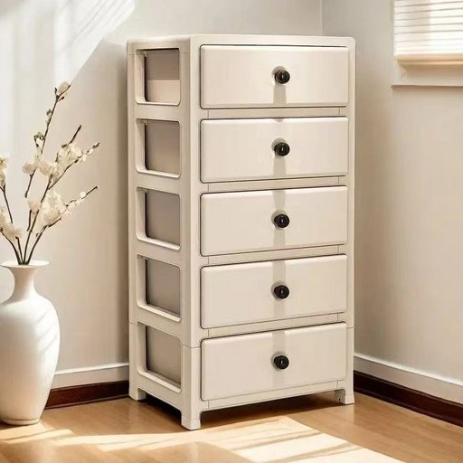 플라스틱 서랍장 5단 다용도 인테리어 수납장 정리함
