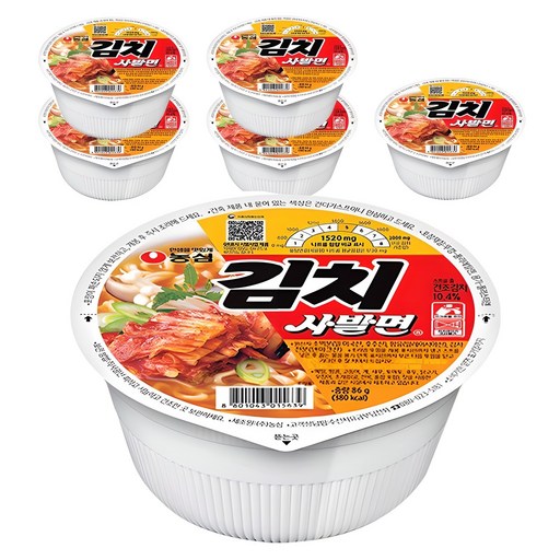 김치사발면 86g 불맛 진한맛
