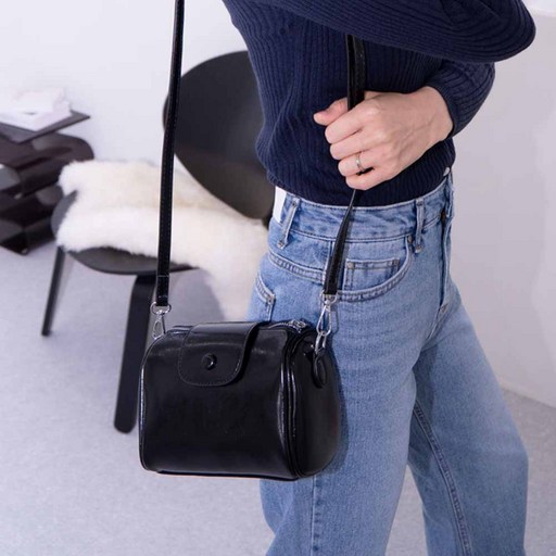 블루미크 미니 원통 크로스백 미니백 원통가방