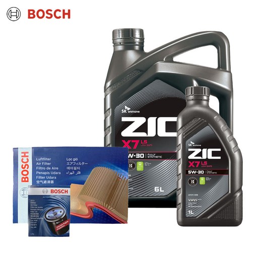 올뉴쏘렌토 더뉴쏘렌토 디젤 엔진오일 세트 지크 X7 LS 5W30