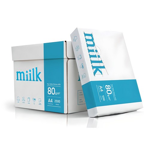 miilk 한국제지 복사용지 80g