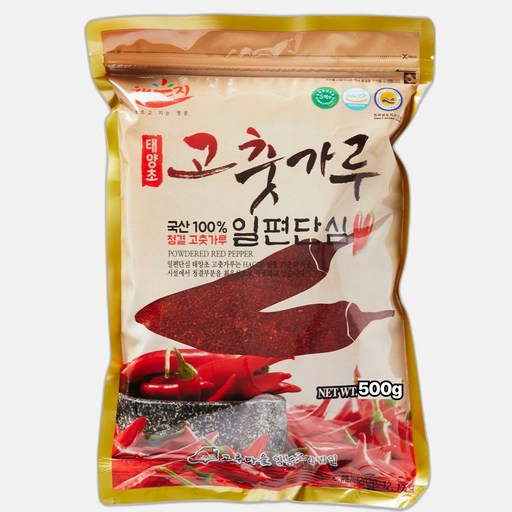 25년산 햇고추 국산 최상급 일편단심 해풍에 말린 태양초 고춧가루 일반 보통맛 / 최근제조 / 김치양념용