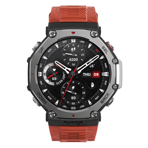 어메이즈핏 스마트워치 TREX 3, Lava, 3.81cm, GPS  블루투스