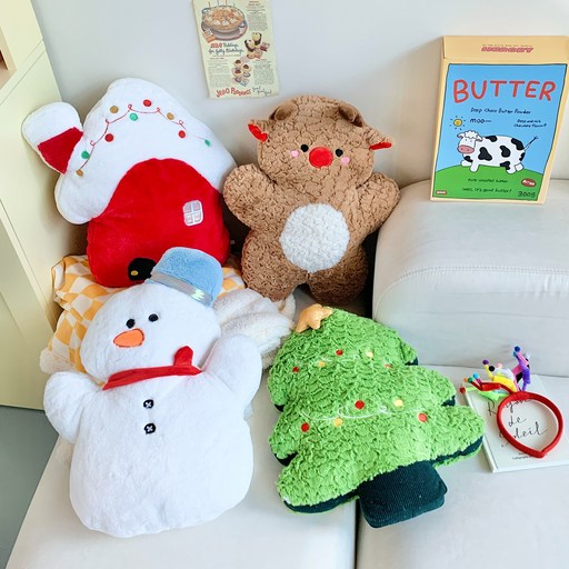 걸스코코 크리스마스 인형 쿠션 인테리어소품 인형 애착인형 여자친구 선물