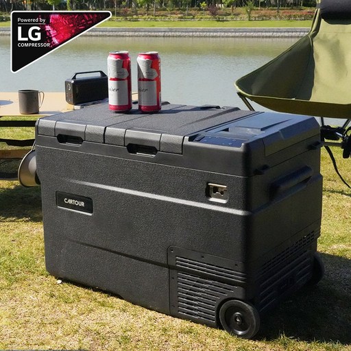 (가방증정) 카투어 WD 휴대용 LG콤프 캠핑 차량용 냉장고 45L 55L 이동식 냉동고 12V 24V 220V