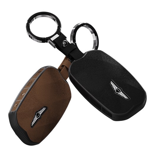 제네시스 키케이스 차키케이스 스마트 커버 차량용 홀더 가죽 아틀리에 G80 G90 GV70 GV80 GV60