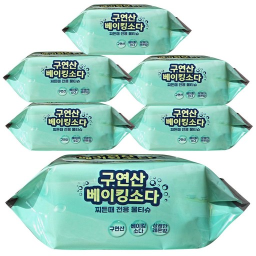 에파타클린업 구연산베이킹소다 찌든때전용 키친앤리빙 물티슈