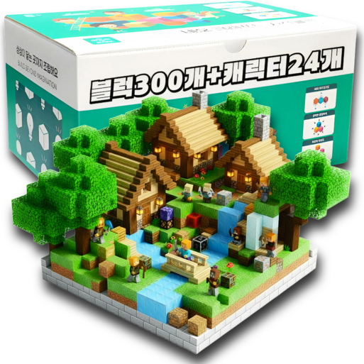 네오 크래프트 랜덤 자석블럭 캐릭터 세트 장난감, 1개