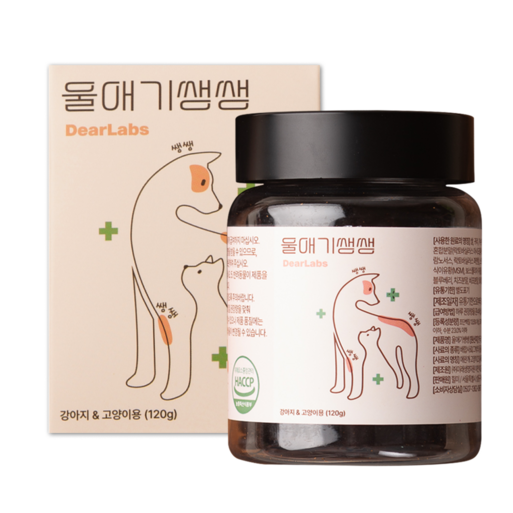 울애기쌩쌩 반려동물 종합영양제 눈 피부 관절 면역 장 케어