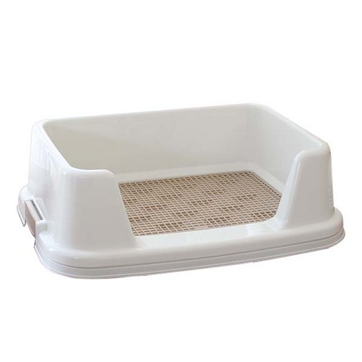 아이리스 프라이빗 벽면형 강아지 배변판 중형 TRT500, 화이트, 1개