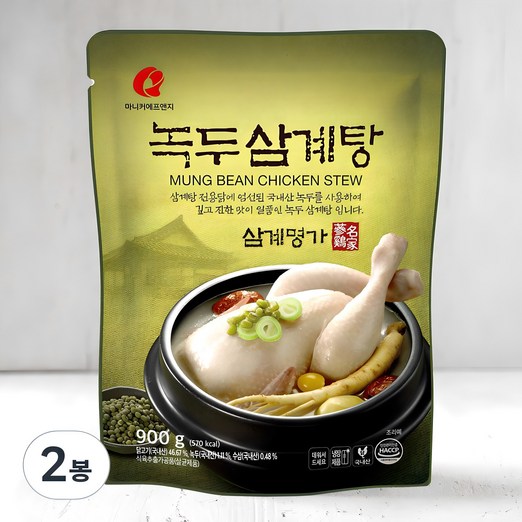 로켓프레시 마니커에프앤지 녹두 삼계탕