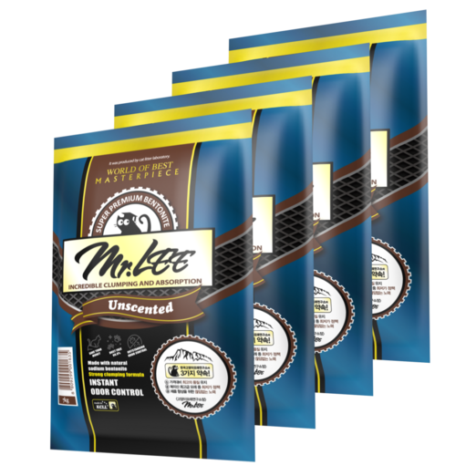 미스터리 언씬티드 고양이 모래 7kg 총 4봉총 2박스 배송, 7kg, 4개, 상세설명 참조