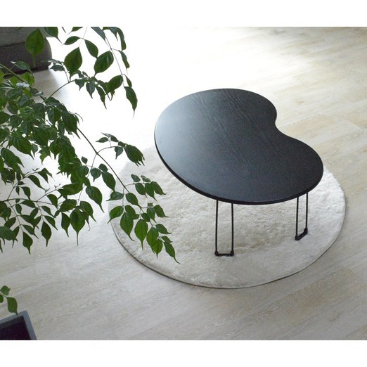 수민가구 new대형 접이식 좌식 라운드 테이블 공부상 손님상 땅콩 피넛 인테리어 밥상 책상 집들이 선물 찻상 어린이 유아상 추천 오픈 할인 인벤트