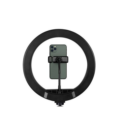 RGB LED 링라이트 조명 단품  유튜브 틱톡 인강용 라이브 방송 조명  15가지 색상 모드  스마트폰 거치대 포함