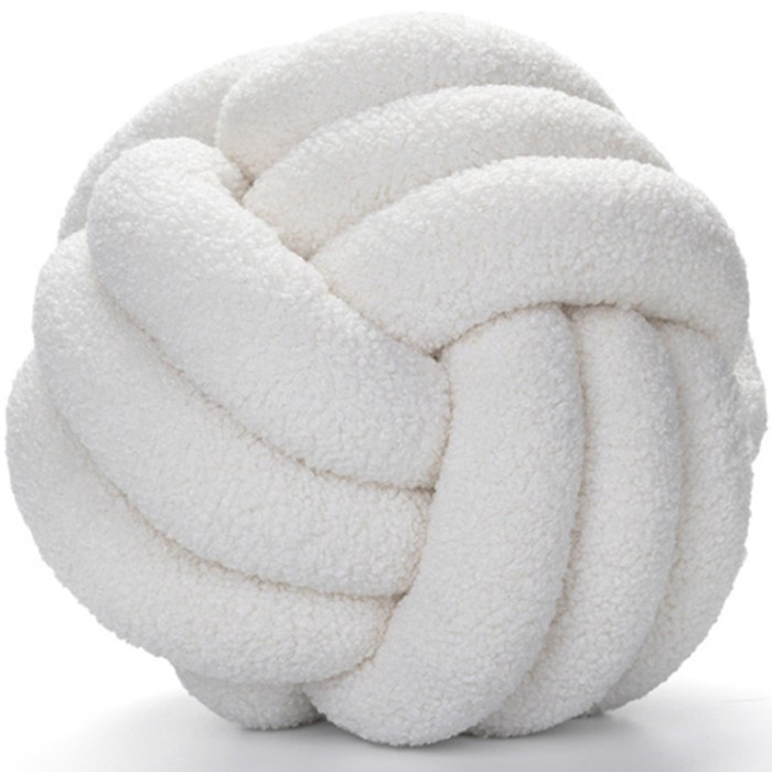더인홈 인테리어 매듭 볼 쿠션