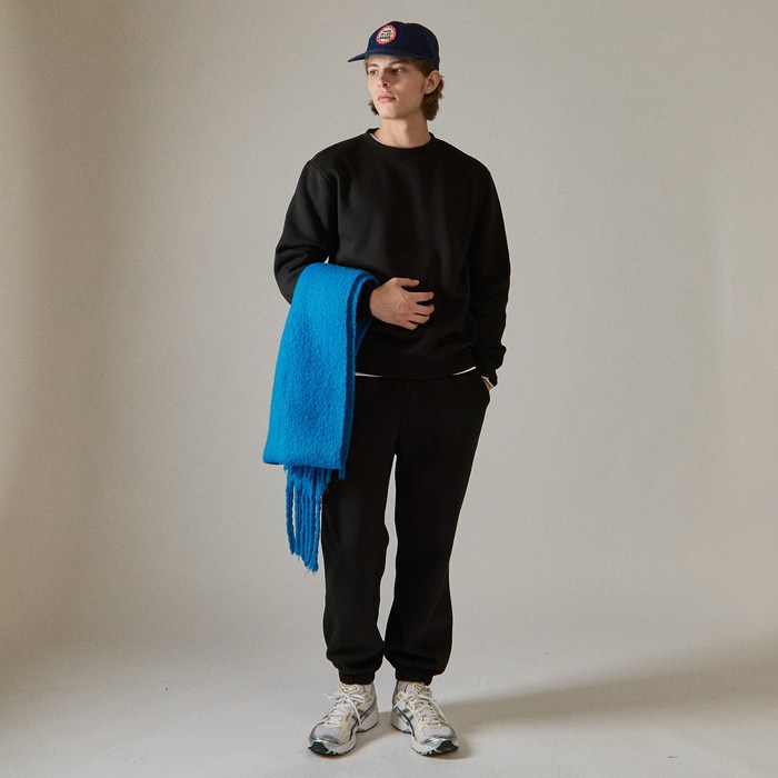 베이직하우스 남성용 기모 조거핏 트레이닝팬츠 WYPT7101