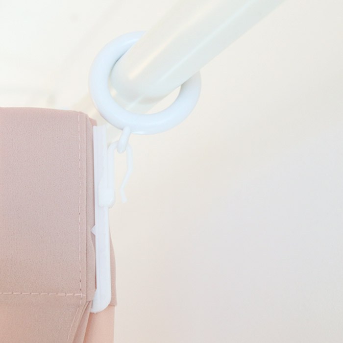 메종텍스타일 길이 조절되는 안전한 플라스틱 커튼핀 1.5 x 8.5 cm 30p