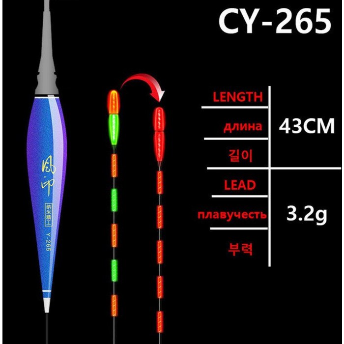 2023 물놀이 필수템 JiuYu 스마트 LED 낚시 플로트 매우 민감한 물고기 물기 알림 부표 중력 센서 빛나는 전기 밤 CR425 배터리
