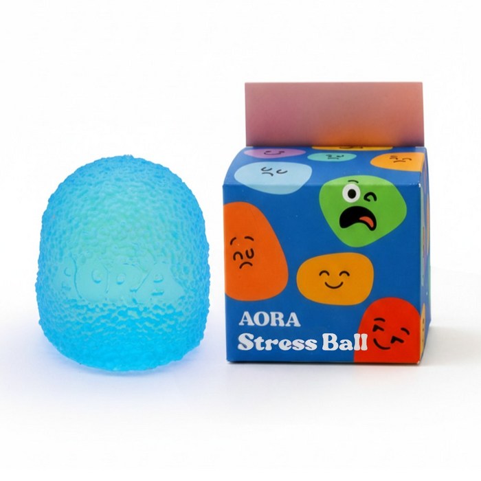 아오라 스트레스볼 로제 스퀴시 말랑이 장난감