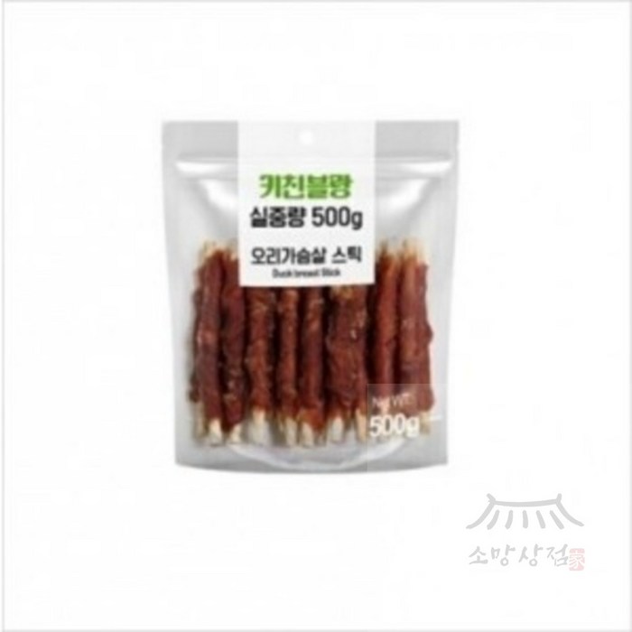 우노상점 키친블랑 오리가슴살 스틱 500G 강아지오리져키