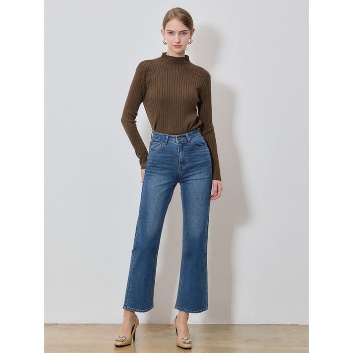 리스트 포즈 롱 스트레이트 데님 팬츠 택가격 178000원