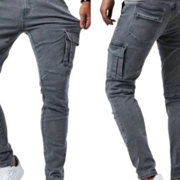 카고청바지 남자바지 슬림스판 건빵바지