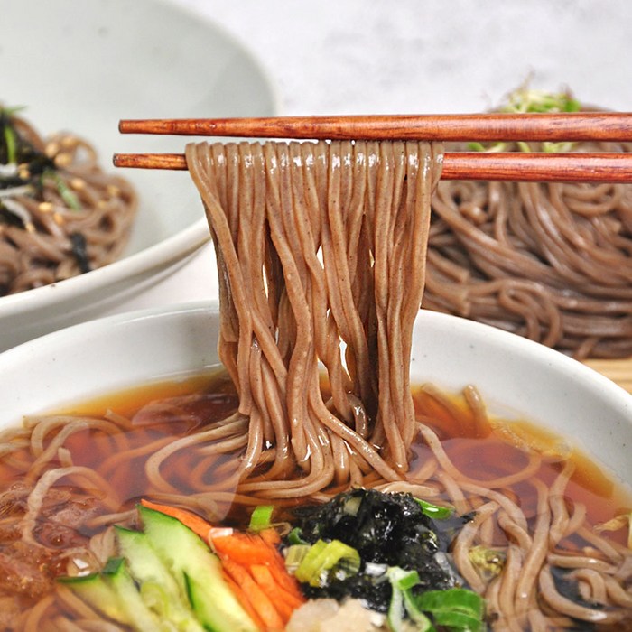 유통기한 임박 메밀소바(모밀소바)/콩국수 6인분세트(면1kg+메밀장국6봉) / 12인분