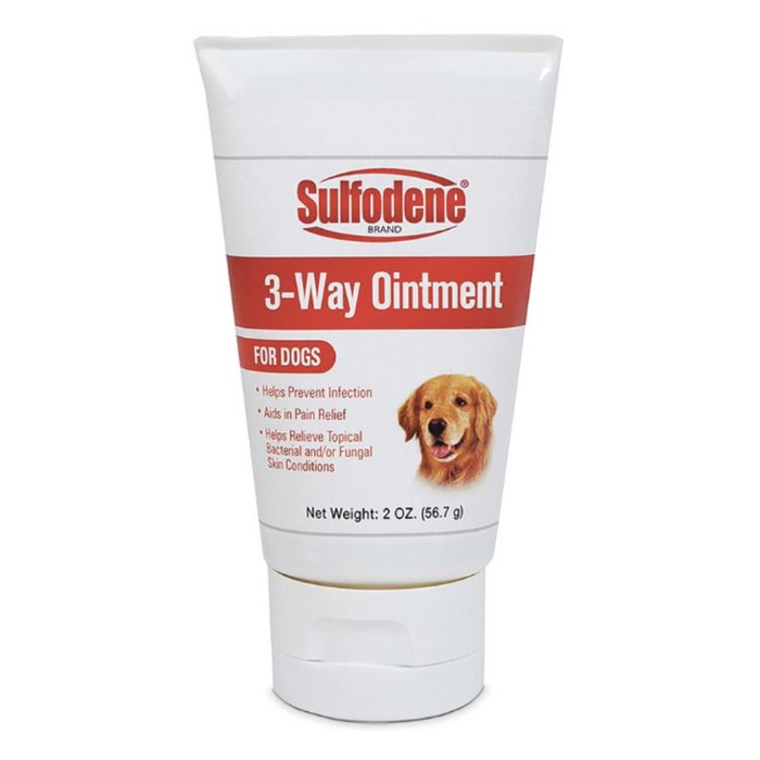 SG솔루션 설포덴 반려견 연고 상처 통증완화 감염방지 (56.7g) Sulfodene Wound Care Ointment