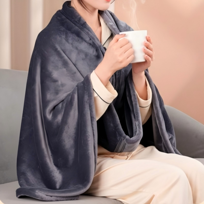 프리미엄 극세사 진기 온열 담요 무선 캠핑용 휴대용 USB 무릎 온열 담요