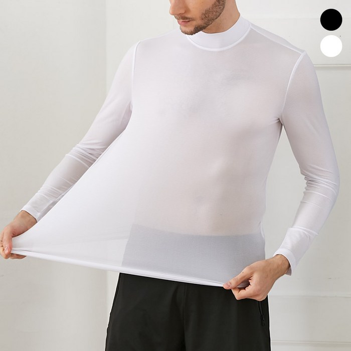 썬마스킨 남녀 크레오라 고스판 냉감 골프티셔츠이너티셔츠 TZ25101MW