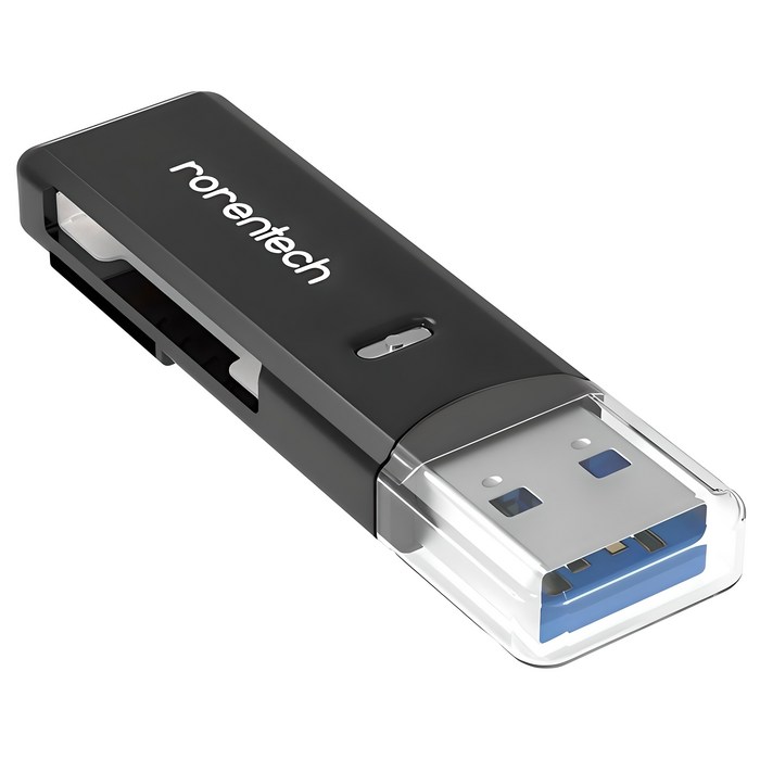 로랜텍 USB 3.0 블랙박스 SD카드 멀티 카드 리더기