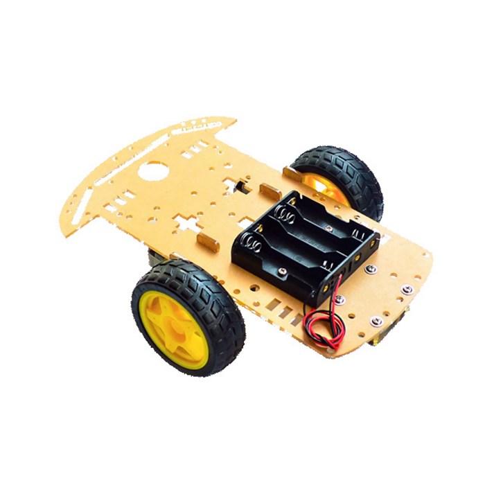 프로그래밍용 2WD 스마트카 로봇 샤시 키트, 1개 프로그래밍용 2WD 스마트카 로봇 샤시 키트, 1개