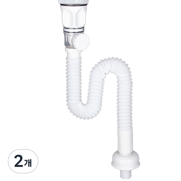 포세이돈 세면대 배수구 자동팝업 하나로트랩, 2개