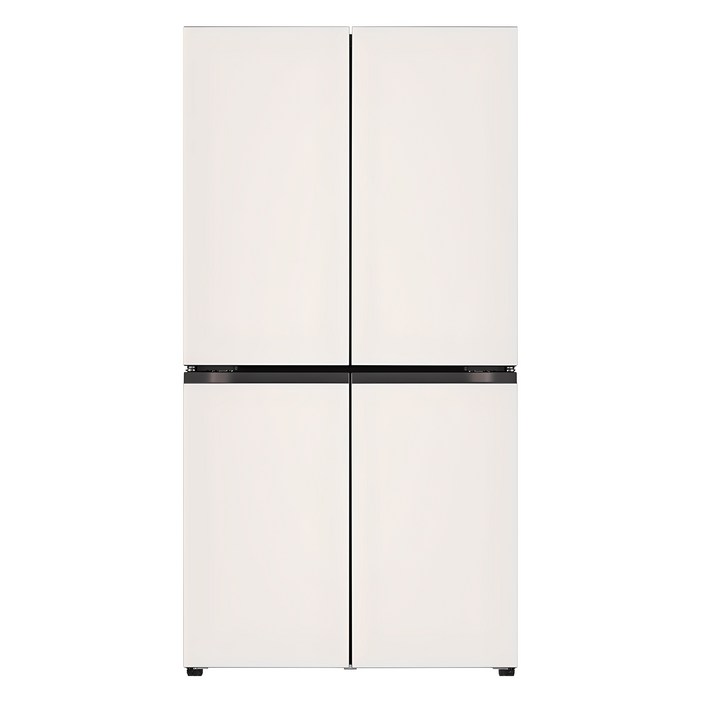 [색상선택형] LG전자 오브제컬렉션 870L 베이직 상냉장 하냉동 프리스탠딩 4도어 메탈 디오스 냉장고 방문설치