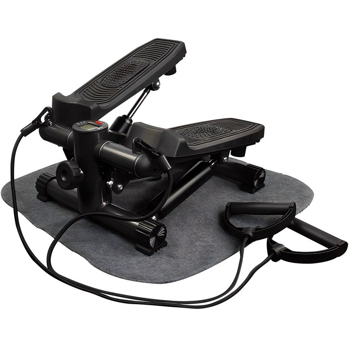 벨리카 홈트레이닝 유산소 운동 스텝퍼 A4  튜빙밴드  바닥긁힘 방지용 매트