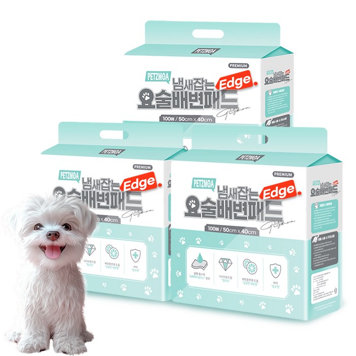 페츠모아 냄새잡는 요술 배변패드 엣지 레몬향