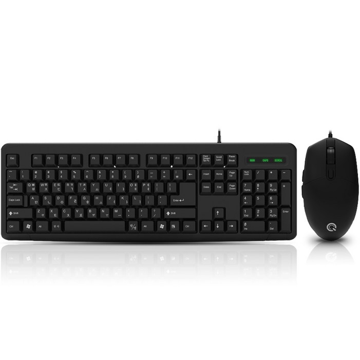 큐센 USB 키보드 마우스 세트