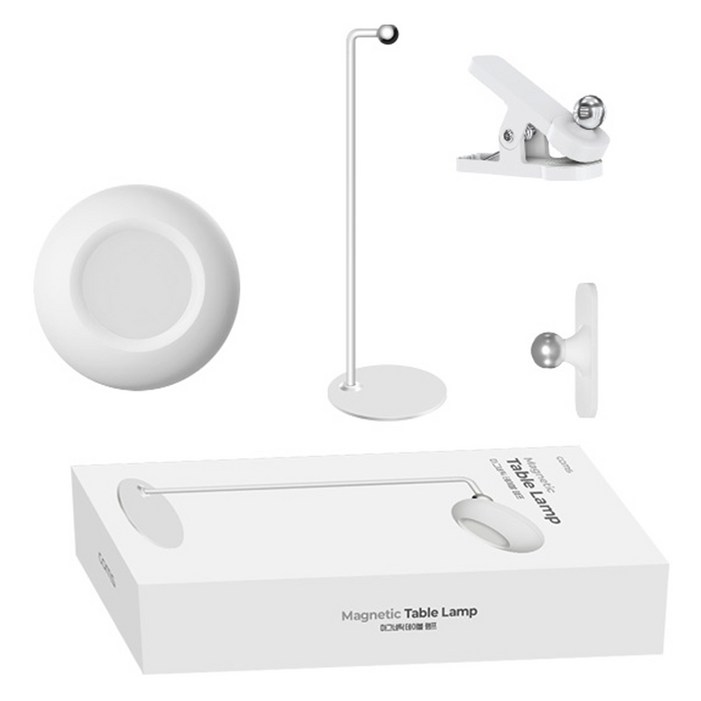 컴스 스탠드 클립 벽 자석부착 마그넷 테이블 램프 무드등 UT106