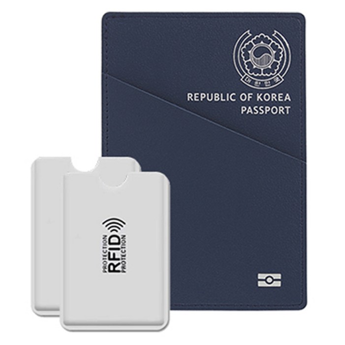 스타일플래닛 RFID차단 바로 꺼내쓰는 가죽 여권지갑