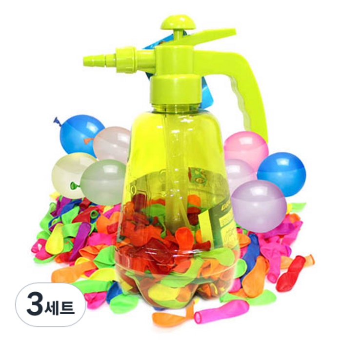 두로카리스마 물풍선 제조기 슬림메이커  풍선 500p 세트, 랜덤발송, 3세트