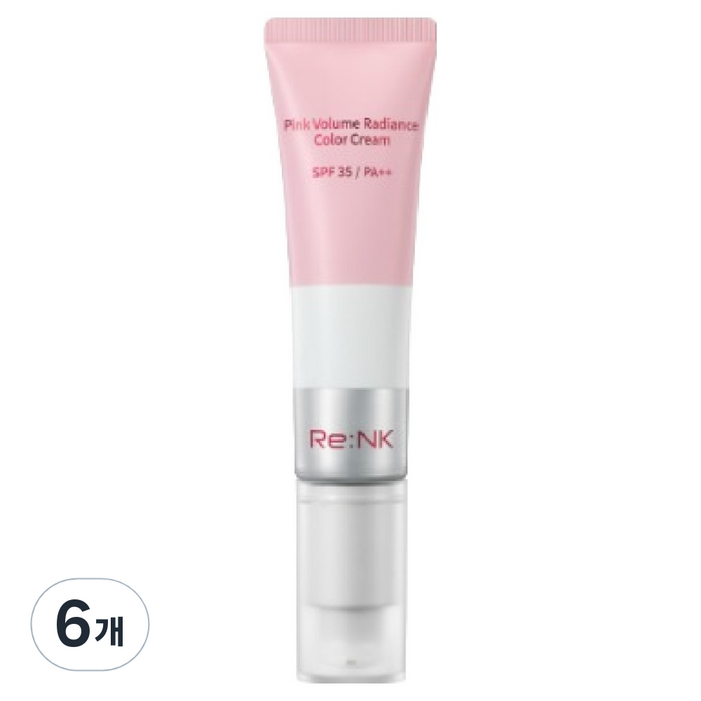 리엔케이 볼륨 래디언스 컬러크림 튜브형 30ml, 핑크, 6개