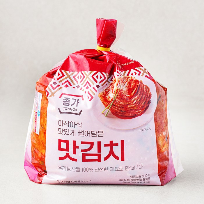 종가 맛김치, 1.7kg, 1개 종가 맛김치, 1.7kg, 1개