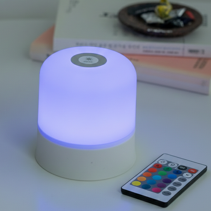 IRENE 무선 16색 컬러체인지 수면 무드등  리모컨 세트