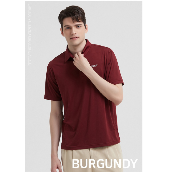 정품 르까프 남성 데일리 기능성 카라 반팔 티셔츠 5종컬러중 택1