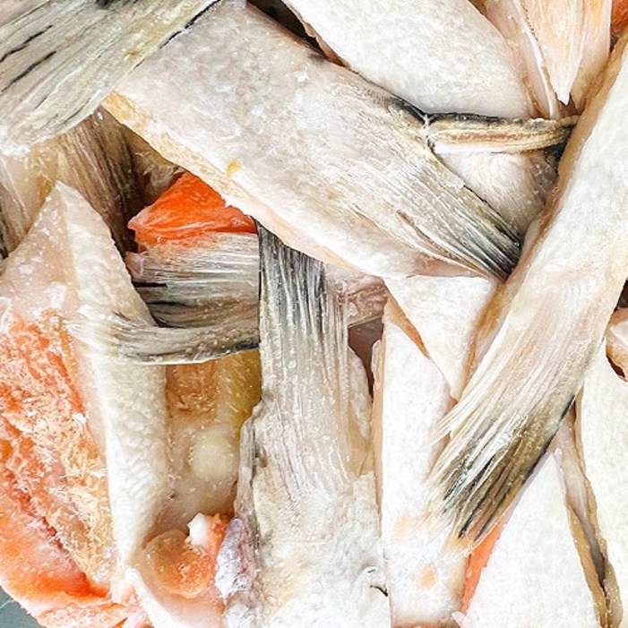 연어 배꼽살 뱃살 2kg 연어특수부위 구이 별미 칠레산