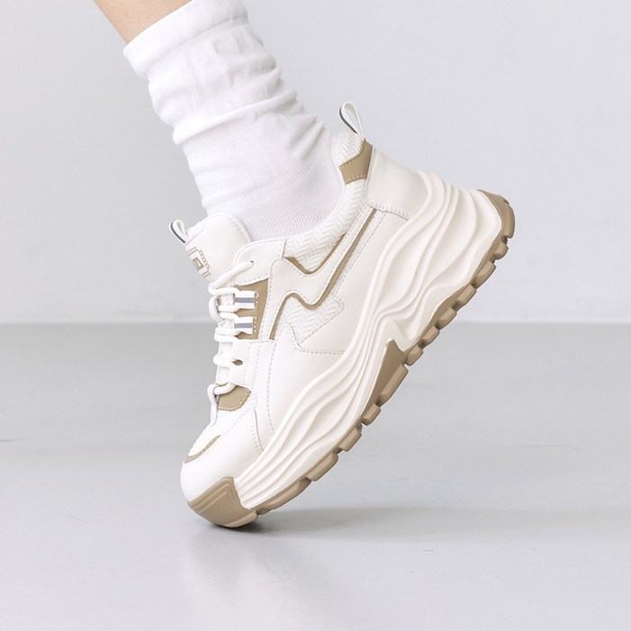 슈리오 여성 청키 통굽 패션 스니커즈 7cm