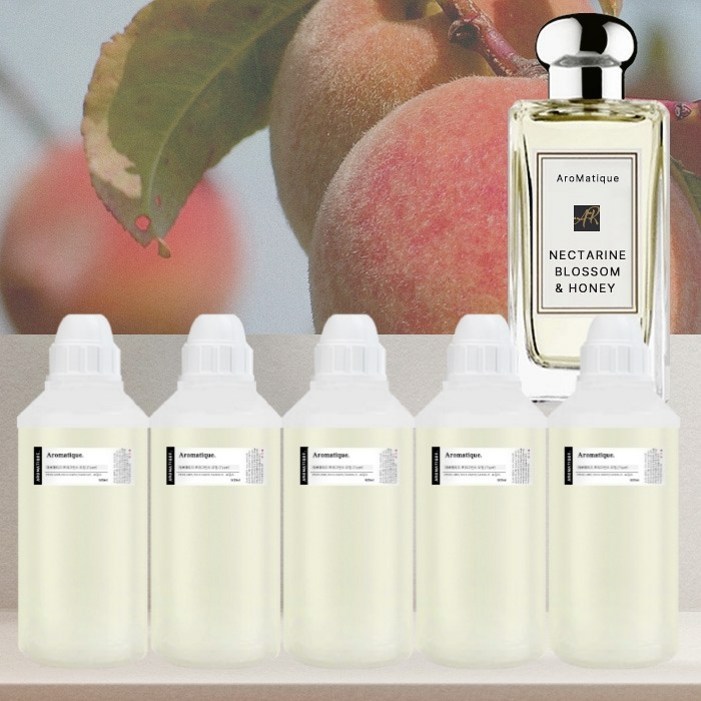 [아로마티끄] 넥타린 블라썸 허니 프래그런스 오일(프랑스) 코스메틱등급 고급 호텔 카페 향료 디퓨저 니치 향수 베이스 캔들 퍼퓸 석고 방향제 스톤 리필 만들기 D