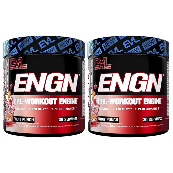 EVLUTIONNUTRITION ENGN 프리워크 아웃 엔진 프루트 펀치 맛