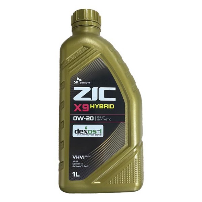 ZIC X9 HYBRID 0W20 1L 하이브리드 엔진오일
